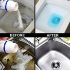 Powerful drain and pipe unblocker cleaner