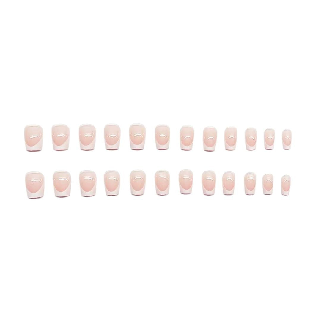 Premium French Tip Press-On Nail Set