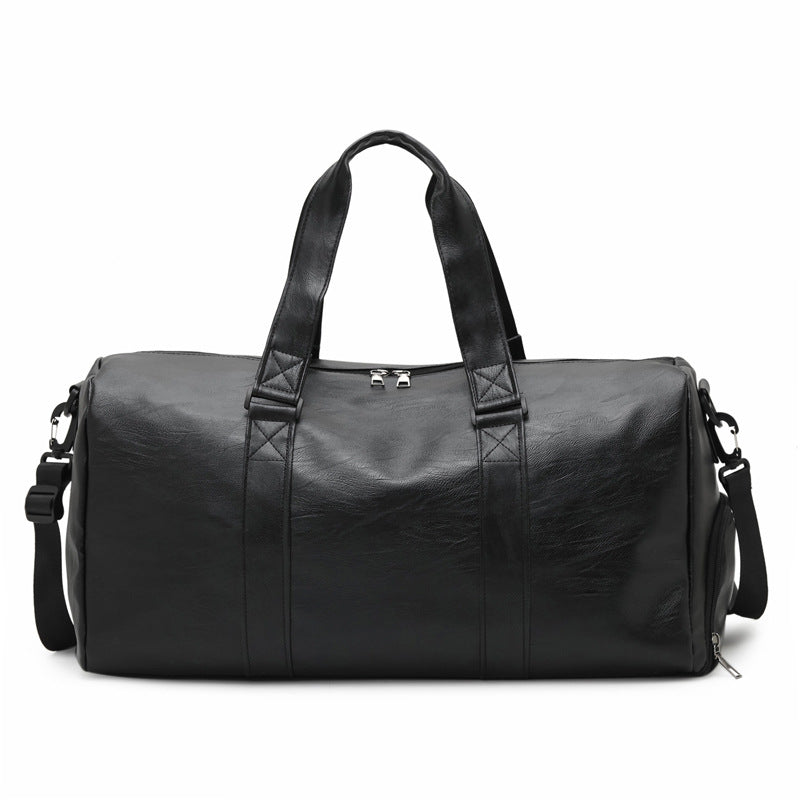 Premium Leather Travel Duffle Bag