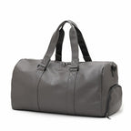 Premium Leather Travel Duffle Bag