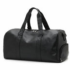 Premium Leather Travel Duffle Bag