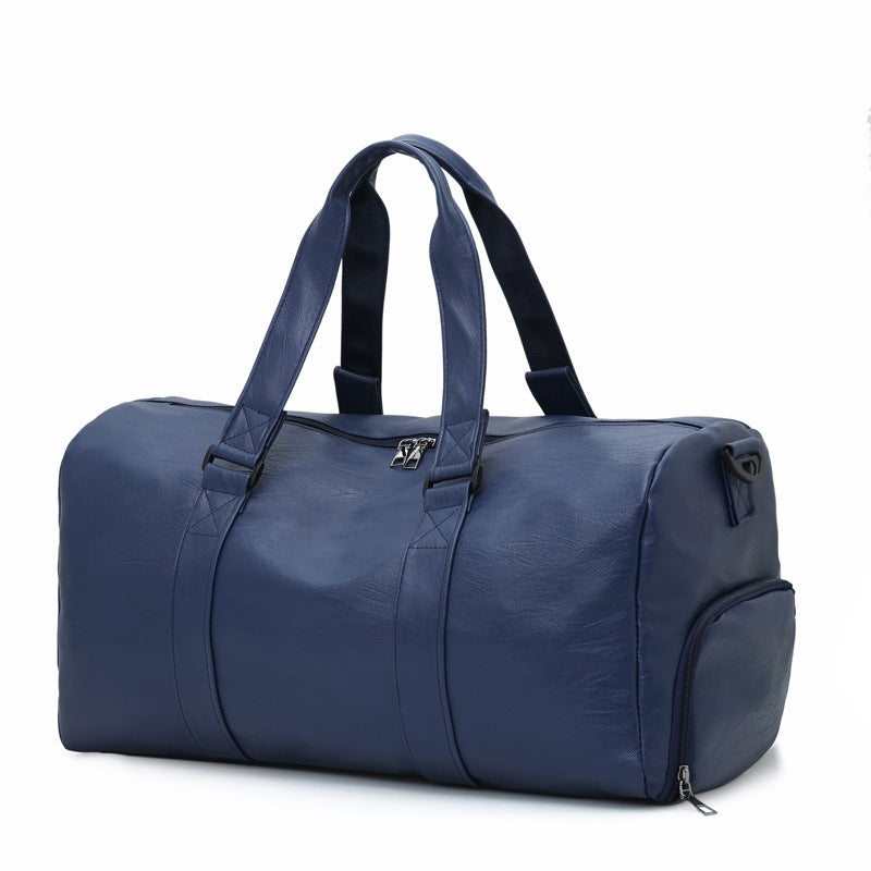 Premium Leather Travel Duffle Bag