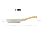 Premium Non-Stick Ceramic Frying Pan with Wooden Handle