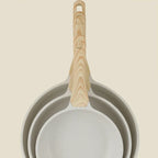 Premium Non-Stick Ceramic Frying Pan with Wooden Handle
