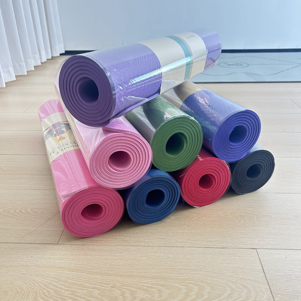Premium Yoga Mat with Non-Slip Surface and Carry Strap