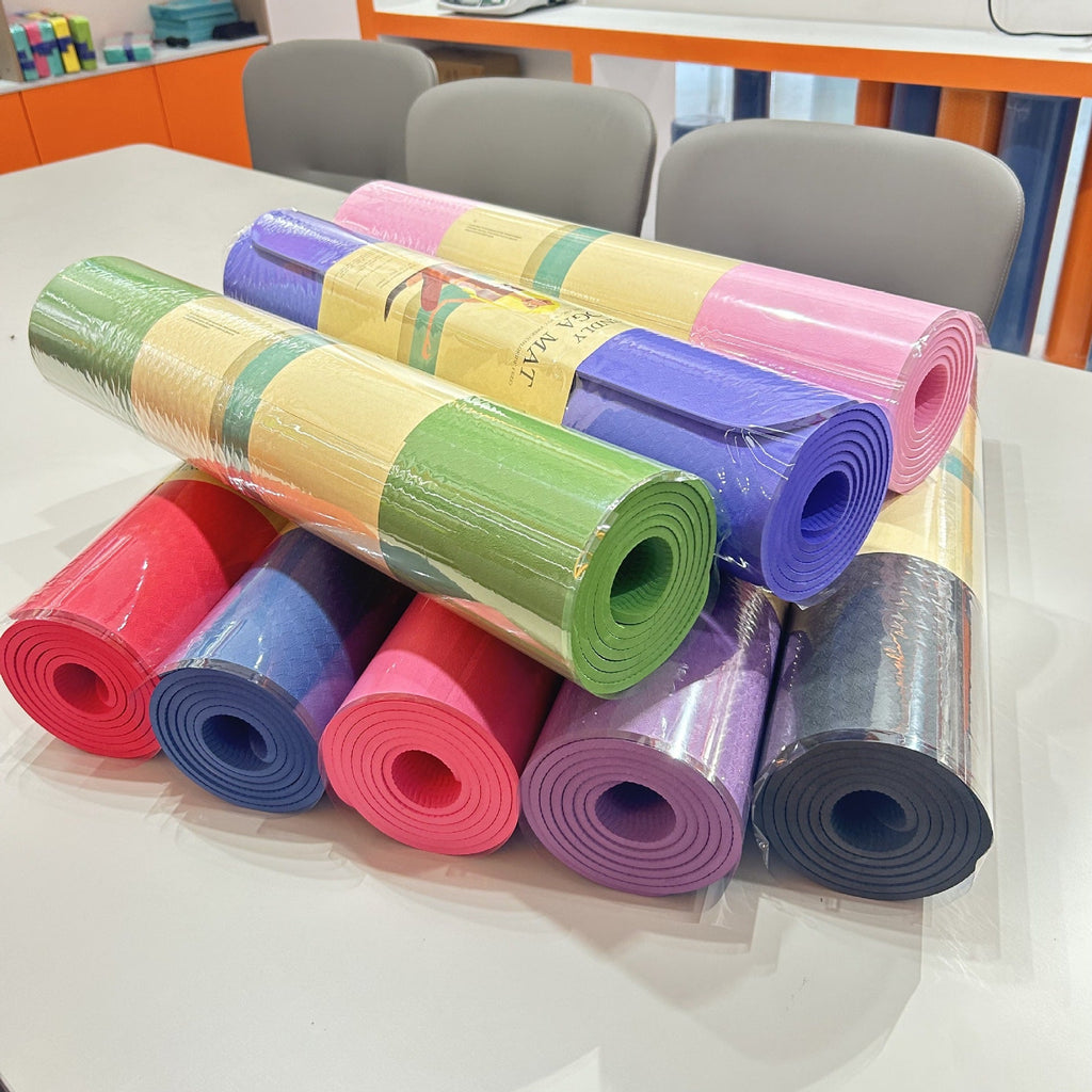 Premium Yoga Mat with Non-Slip Surface and Carry Strap
