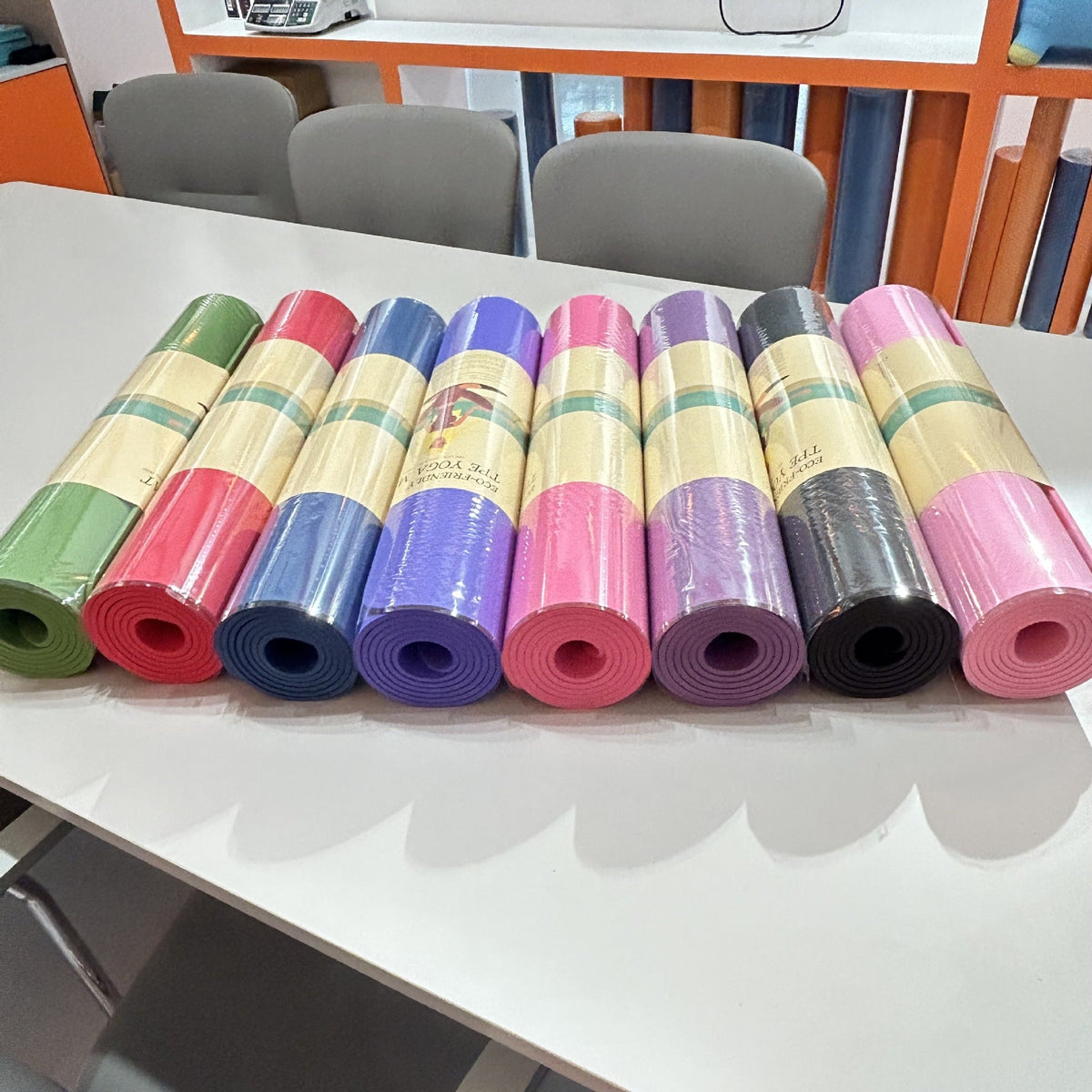 Premium Yoga Mat with Non-Slip Surface and Carry Strap