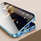 Privacy Screen iPhone Case with Magnetic Metal Frame