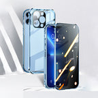 Privacy Screen iPhone Case with Magnetic Metal Frame
