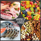 Boneroshop | Professional 8-in-1 Vacuum Sealer | Integrated Precision Cutter | Modes for Dry & Moist Foods | Airtight LE