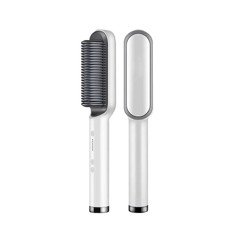Professional hair straightener with tourmaline ceramic for shiny styling