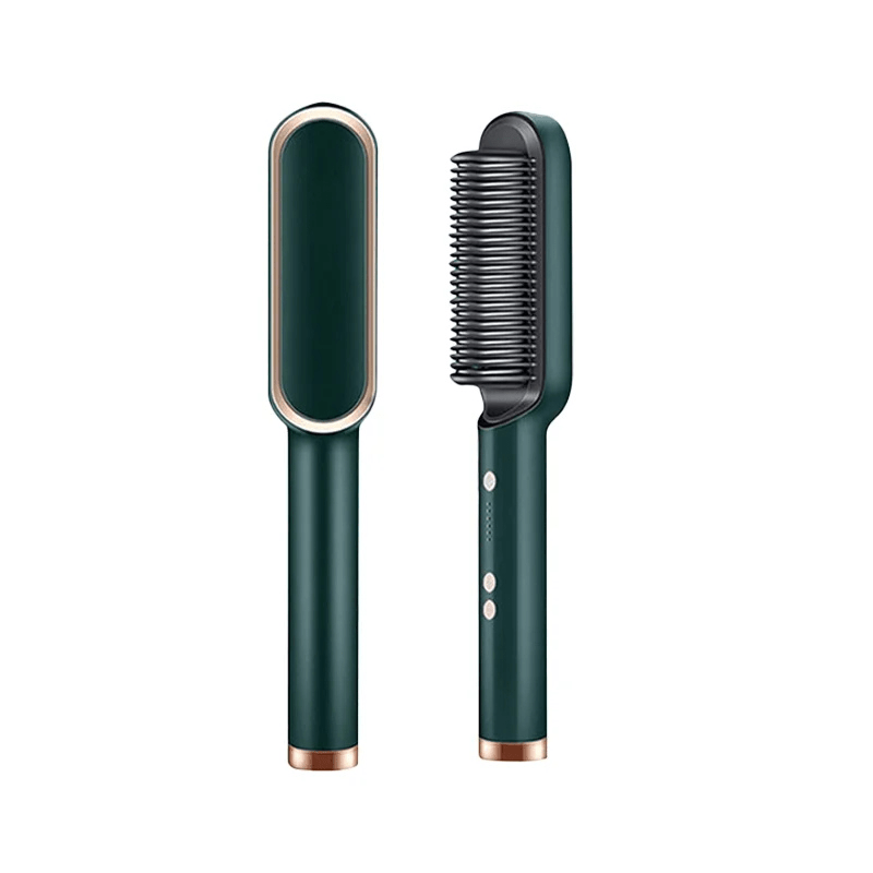 Professional hair straightener with tourmaline ceramic for shiny styling