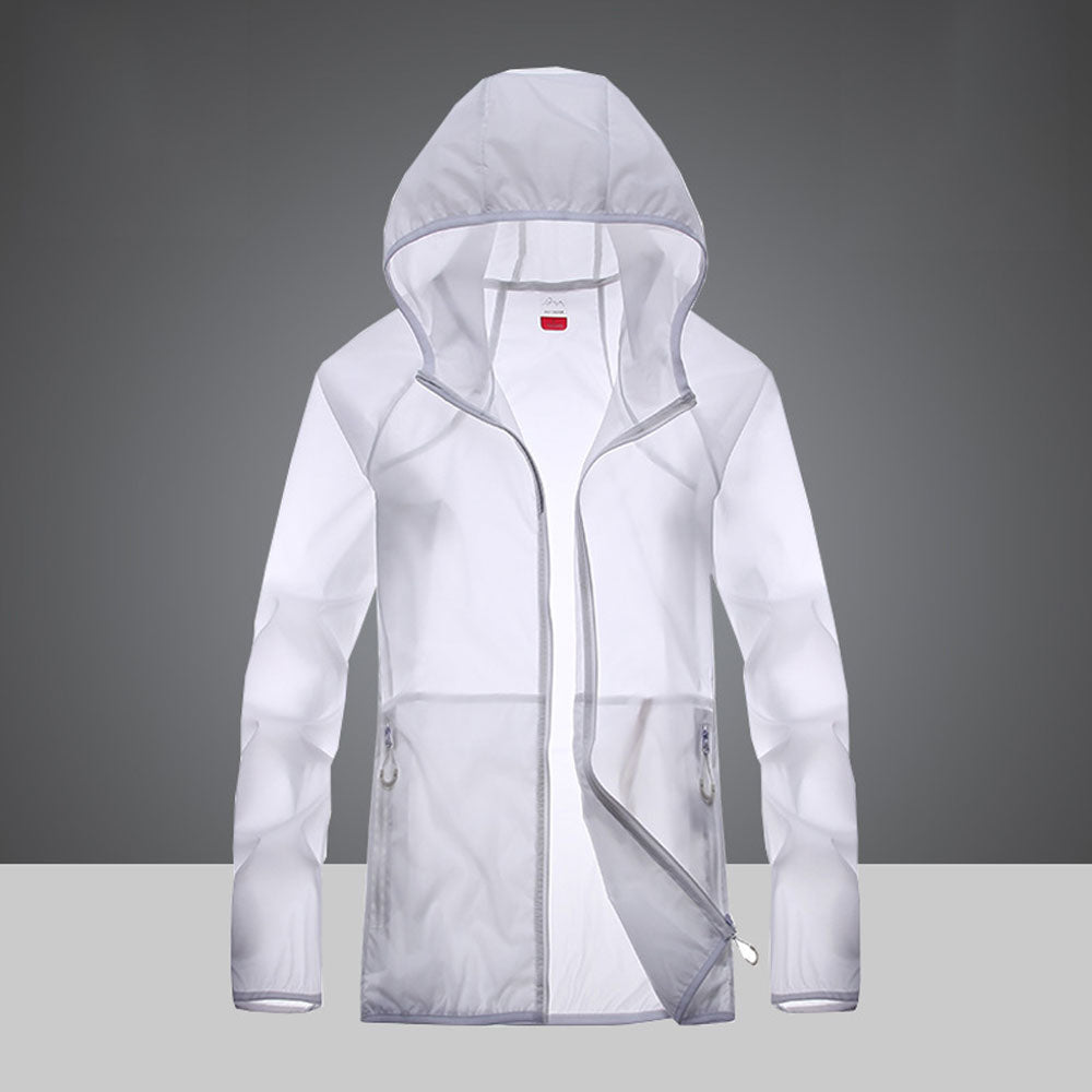 Ultralight UV Protection Clothing with High Collar and Side Pockets
