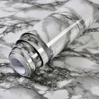 PVC Solid Vinyl Marble Wallpaper Waterproof Self-Adhesive