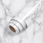PVC Solid Vinyl Marble Wallpaper Waterproof Self-Adhesive
