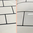 PVC Subway Tiles Peel and Stick Waterproof Splashback Wallpaper