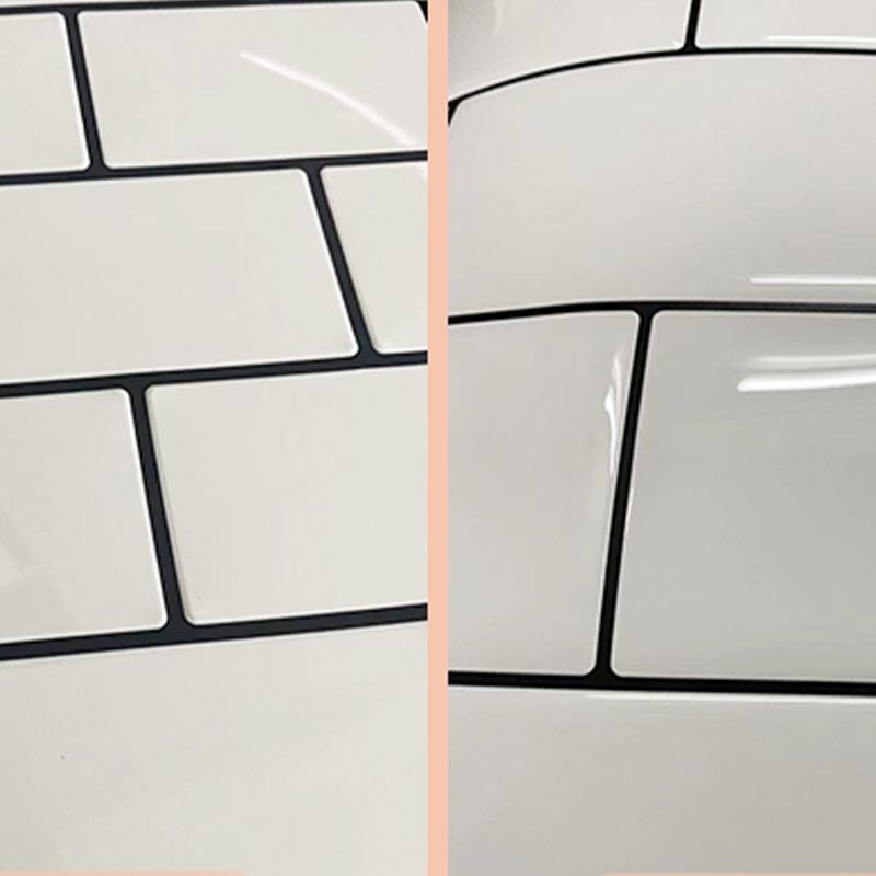 PVC Subway Tiles Peel and Stick Waterproof Splashback Wallpaper