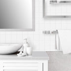 PVC Subway Tiles Peel and Stick Waterproof Splashback Wallpaper
