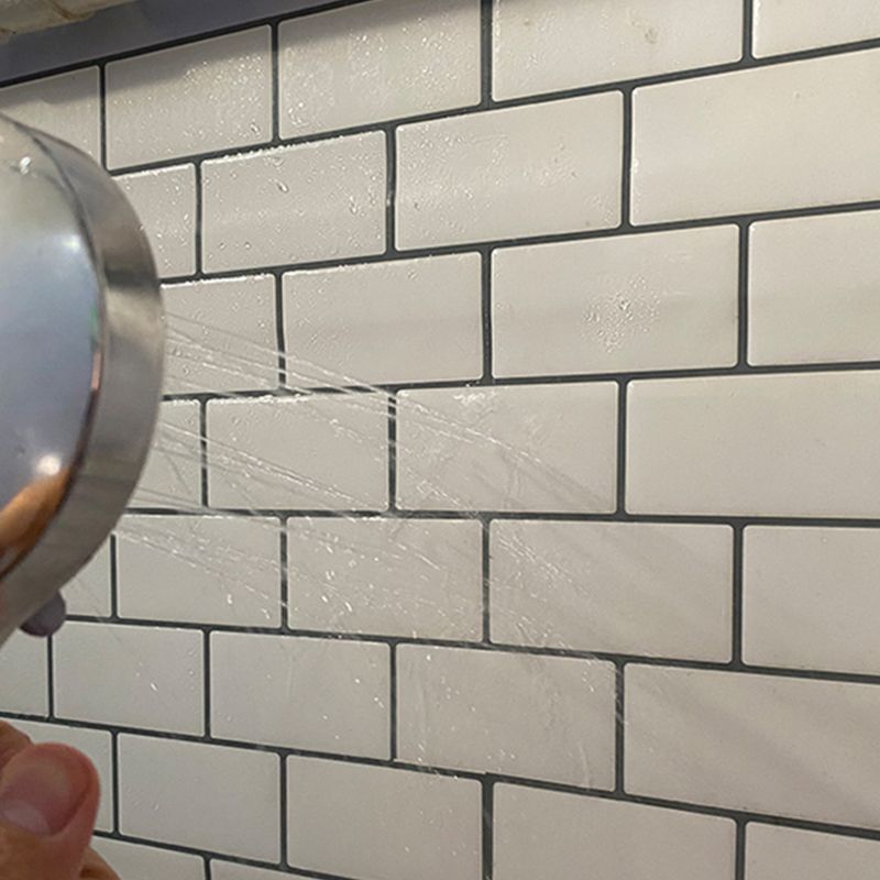 PVC Subway Tiles Peel and Stick Waterproof Splashback Wallpaper