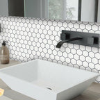 PVC Subway Tiles Peel and Stick Waterproof Splashback Wallpaper