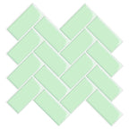 PVC Subway Tiles Peel and Stick Waterproof Splashback Wallpaper