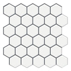 PVC Subway Tiles Peel and Stick Waterproof Splashback Wallpaper