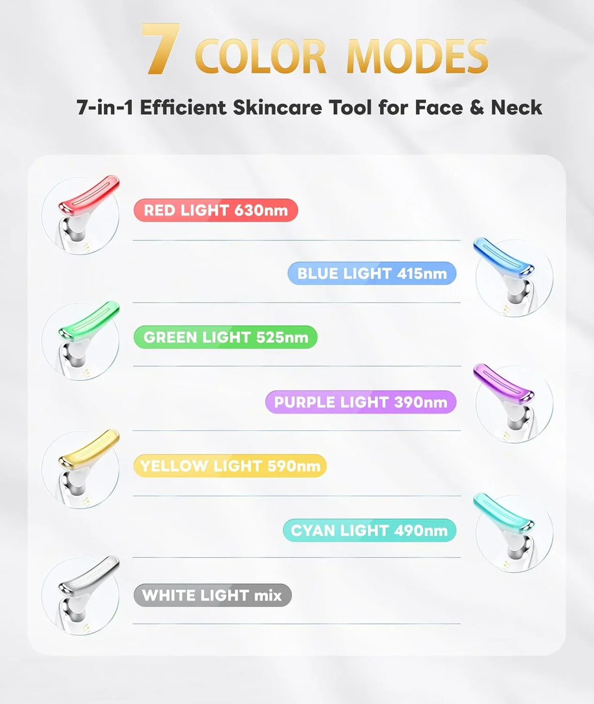 RadiantGlow 7-Colour LED Face Mask