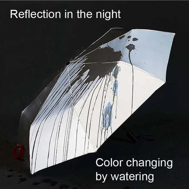 Rainbow Reflective Colour-Changing Umbrella