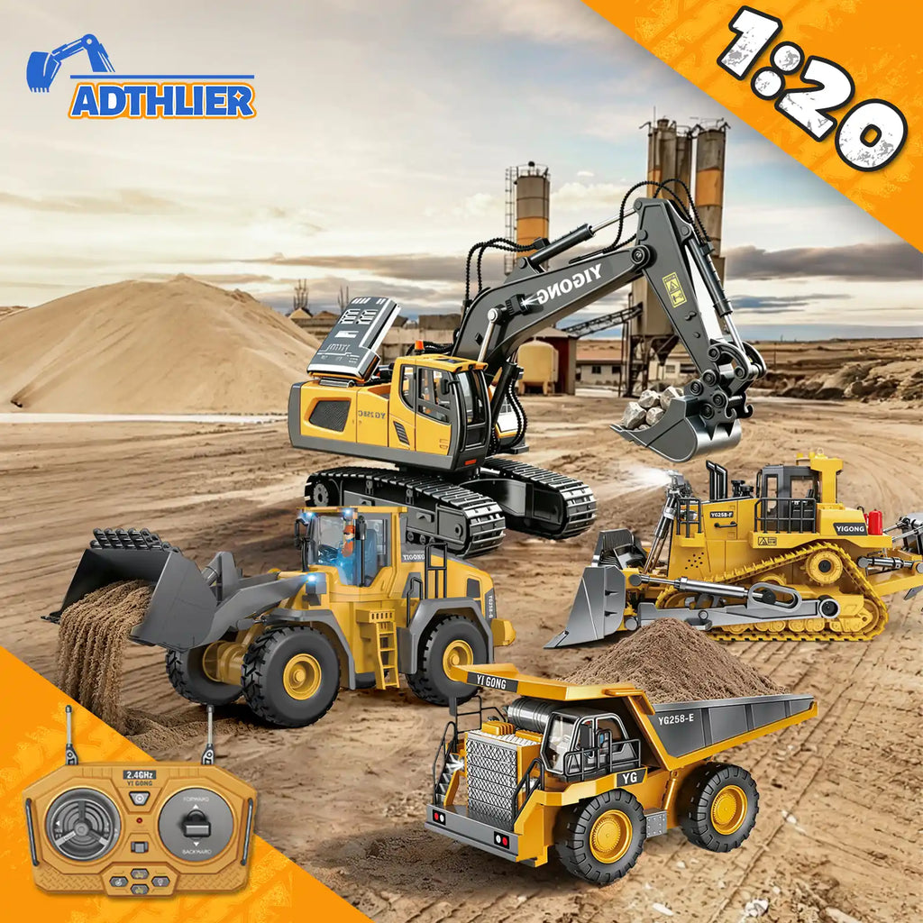 4-Vehicle RC Construction Set
