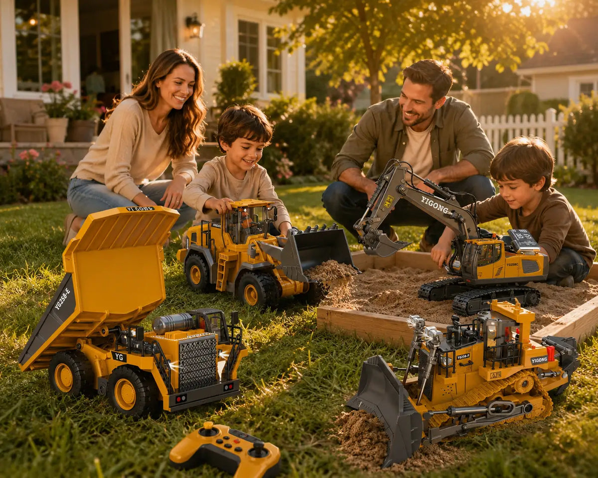 4-Vehicle RC Construction Set