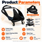 Rear Leg Pet Wheelchair for Cats & Small Dogs – Mobility Support for Weak Hind Legs & Daily Walking