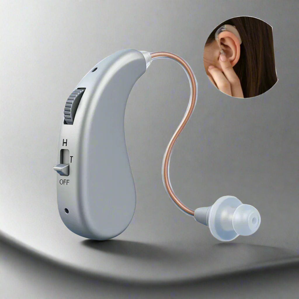 Rechargeable Digital Hearing Amplifier for Clear Sound – Comfortable for Adults and Seniors