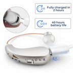Rechargeable Digital Hearing Amplifier for Clear Sound – Comfortable for Adults and Seniors