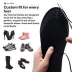 Boneroshop | Rechargeable Heated Insoles UK – Best Thermal Shoe Inserts for Boots, Work Boots & Everyday Winter Comfort