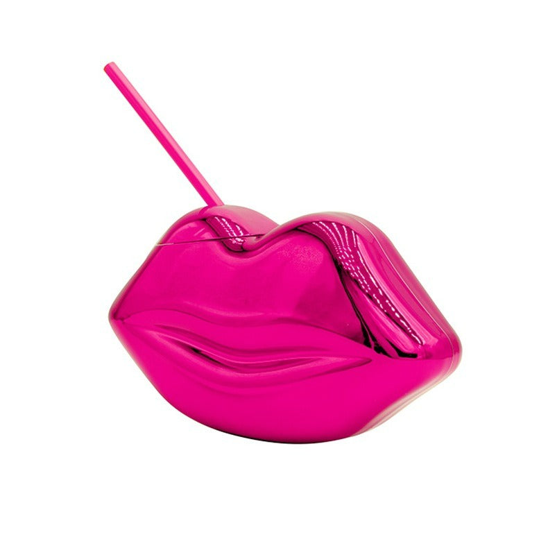 Red lip water cup – romantic bar party gift