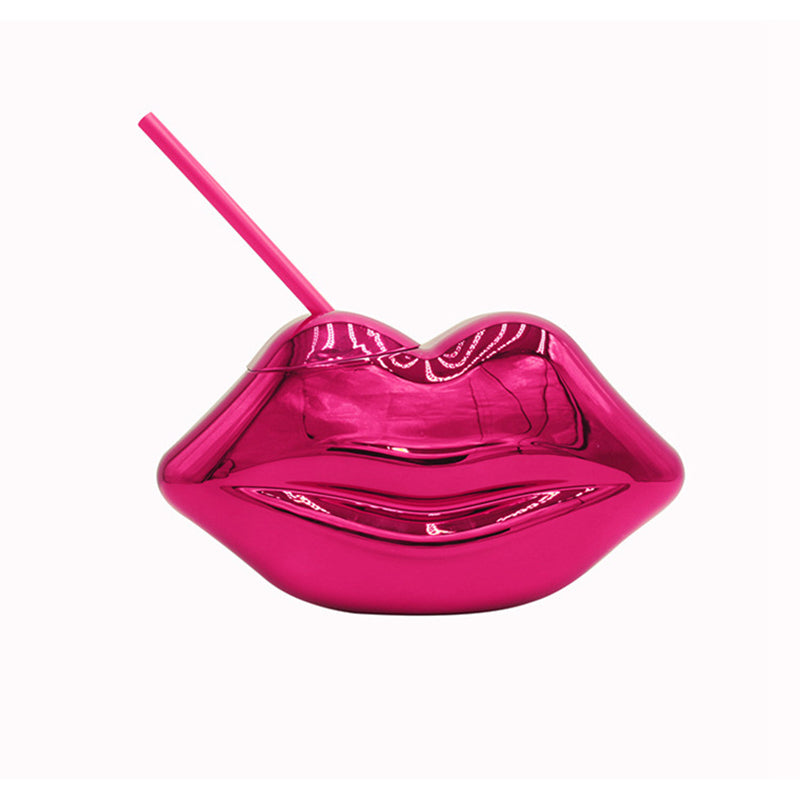 Red lip water cup – romantic bar party gift