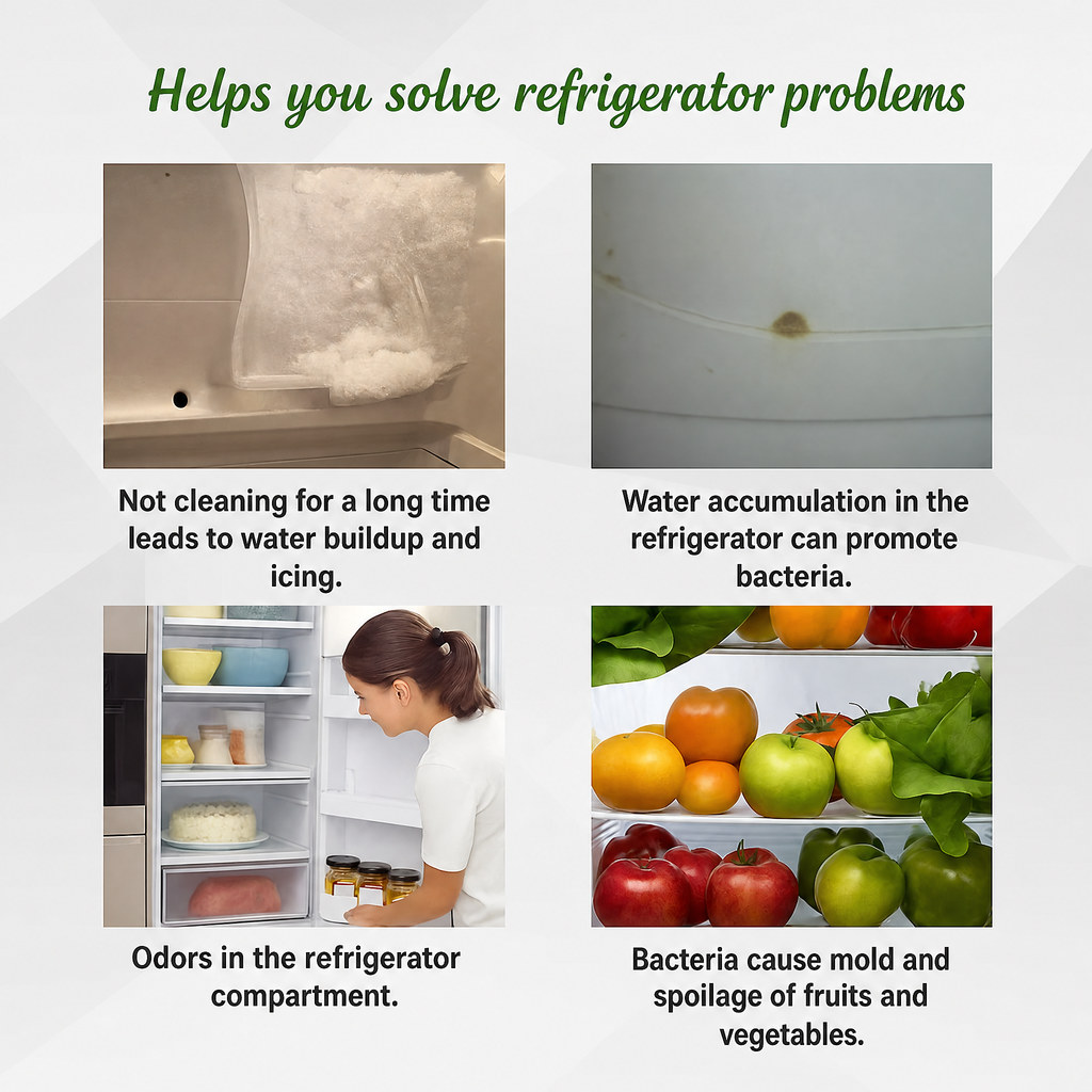 Refrigerator Cleaning Brush | Odour Removal | Flexible Drain Cleaning | Easy & Hygienic | Frostea