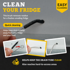 Refrigerator Cleaning Brush | Odour Removal | Flexible Drain Cleaning | Easy & Hygienic | Frostea