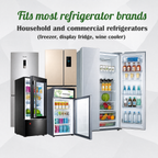 Refrigerator Cleaning Brush | Odour Removal | Flexible Drain Cleaning | Easy & Hygienic | Frostea