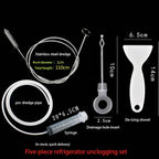 Refrigerator Cleaning Brush | Odour Removal | Flexible Drain Cleaning | Easy & Hygienic | Frostea