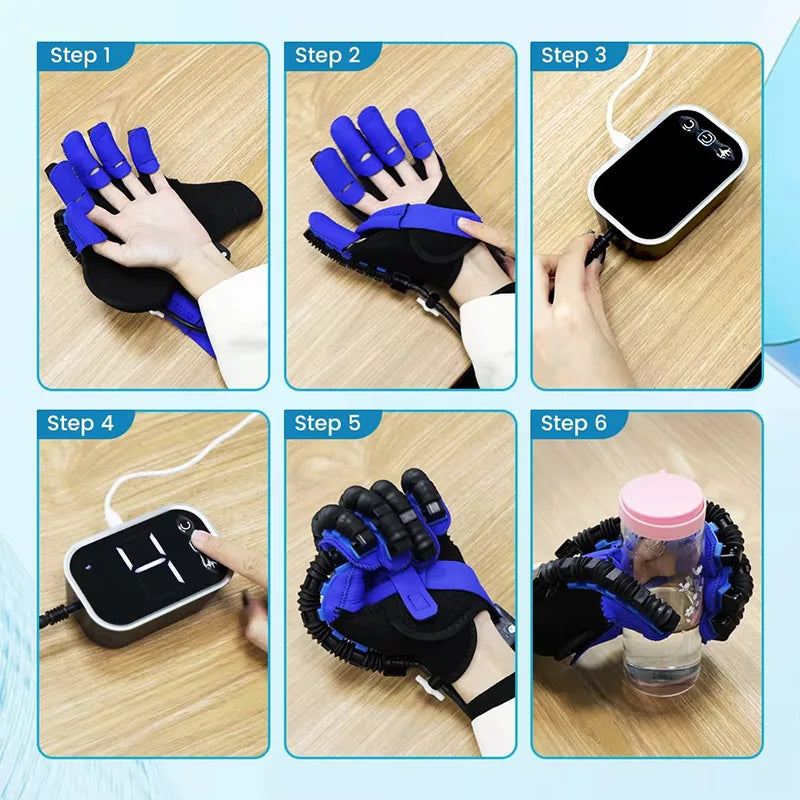 Rehabilitation robot glove – adjustable speed, ergonomic design, ideal for post-stroke recovery and motor skill enhancem