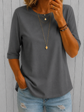Relaxed Everyday Half-Sleeve Tee for Women