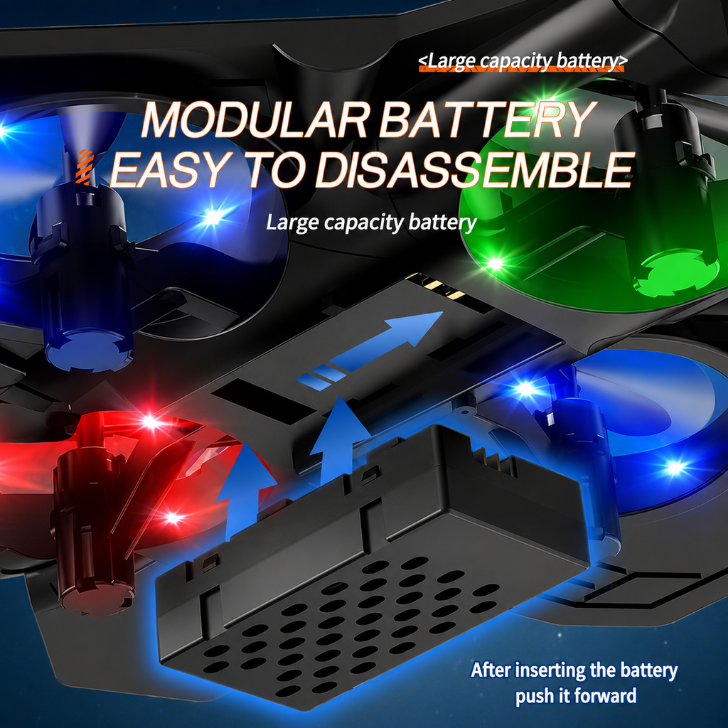Remote Control Flying Toy | 360° Loops & LED Lights | Shock-Resistant | JetGlow