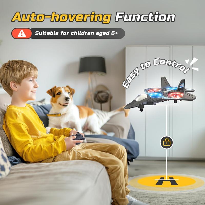 Remote Control Flying Toy | 360° Loops & LED Lights | Shock-Resistant | JetGlow
