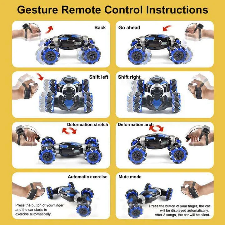 Remote Control Stunt Car with Gesture Watch