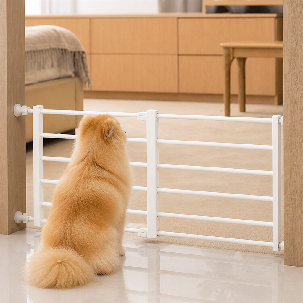 Retractable Dog Gate Without Drilling (Adjustable Width)