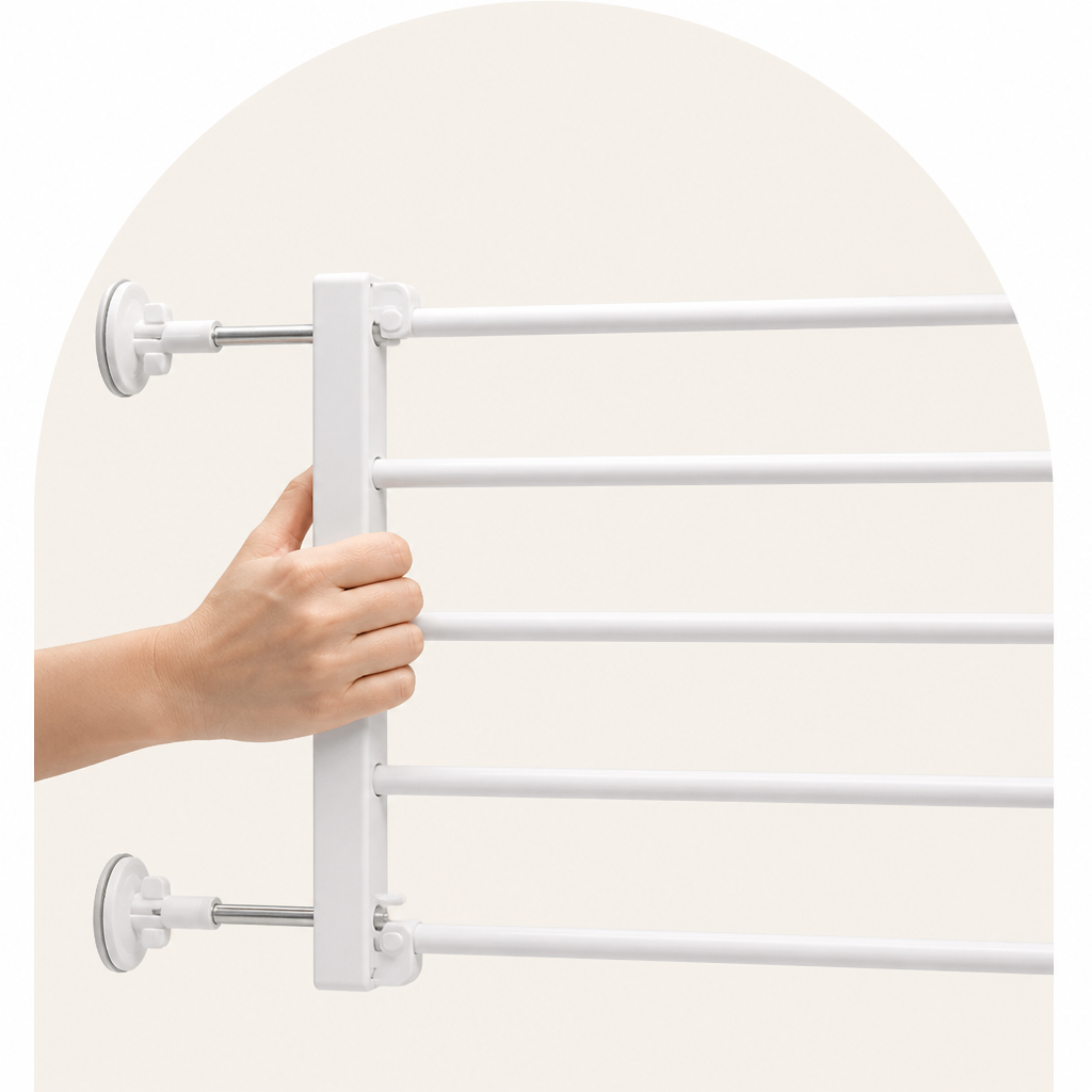 Retractable Dog Gate Without Drilling (Adjustable Width)