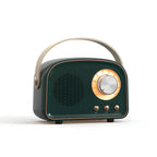 Retro Bluetooth Speaker in Vintage Radio Design with Wireless Sound System