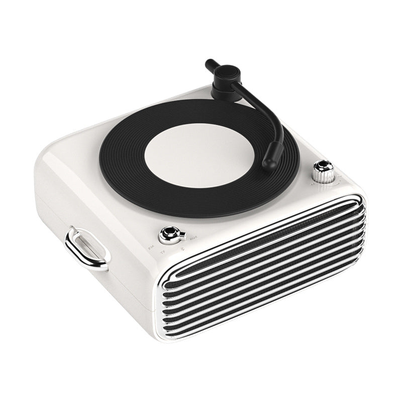 Retro Bluetooth Speaker with FM Radio & Air Freshener for Home & Office