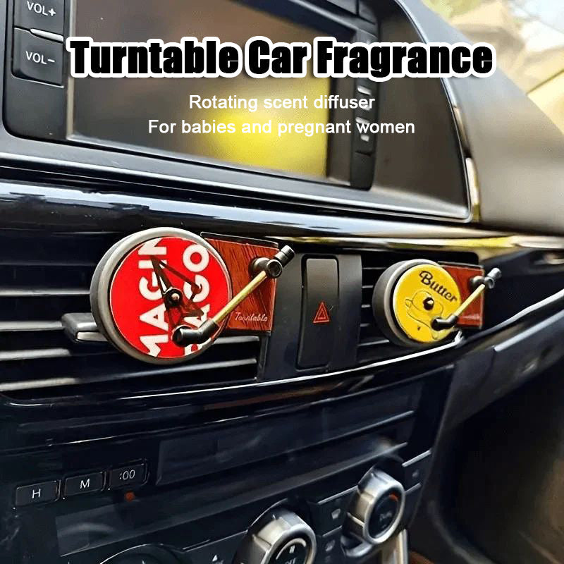 Retro Record Player Car Aromatherapy Diffuser